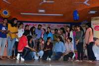 Happy Wedding Movie Team At Vishnu College